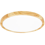 Trade Shop - Plafoniera A Led Slim 45 W Ip40 Con Tecnologia Cct Da 6500k A 2700k Con Switch Lv600-3c - Legno Chiaro