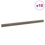 Paragradini 10 pz Champagne 67 x 3 x 2 cm Alluminio CFW1699630