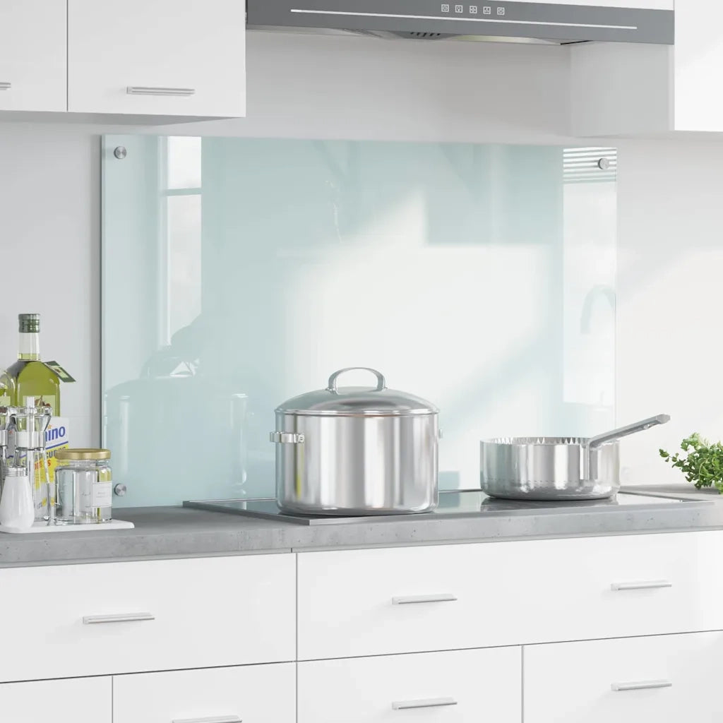 Schienale da cucina Latte 100 x 60 cm vetro temperato CFW1052749
