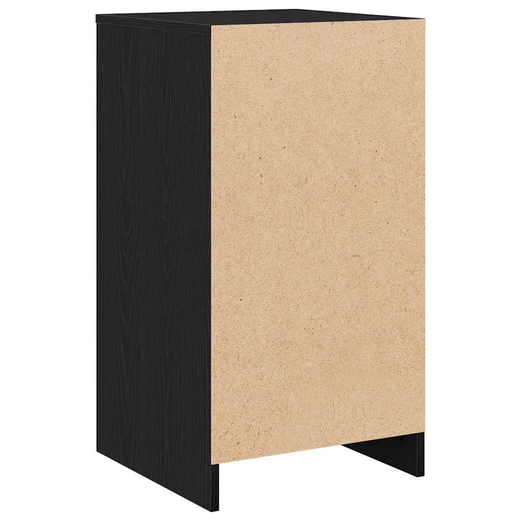 Credenza | Madia | Buffet da pranzo | Armadio da pranzo Rovere nero 40 x 41 x 75 cm Legno multistrato