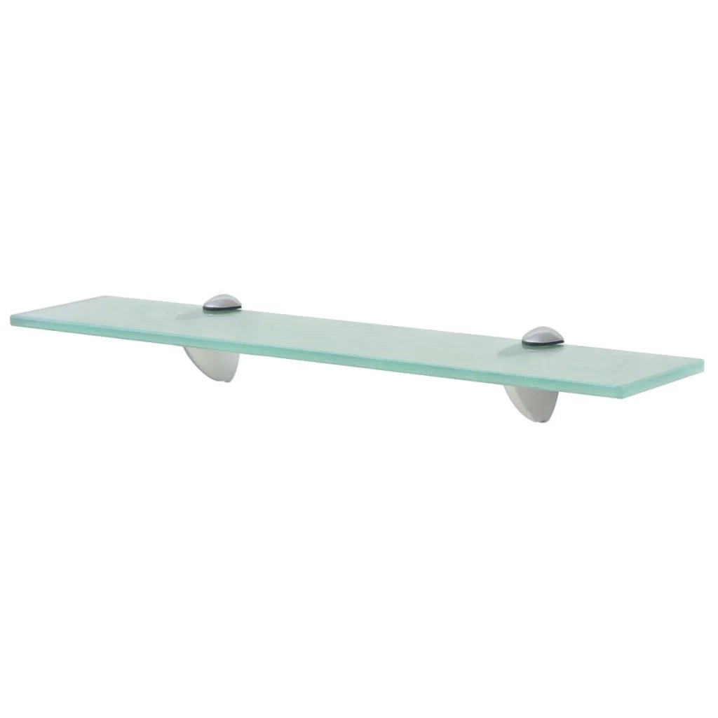 Mensola/armadietto/mobile in vetro da parete 50 x 20 cm spessore 8 mm trasparente 2702145/2