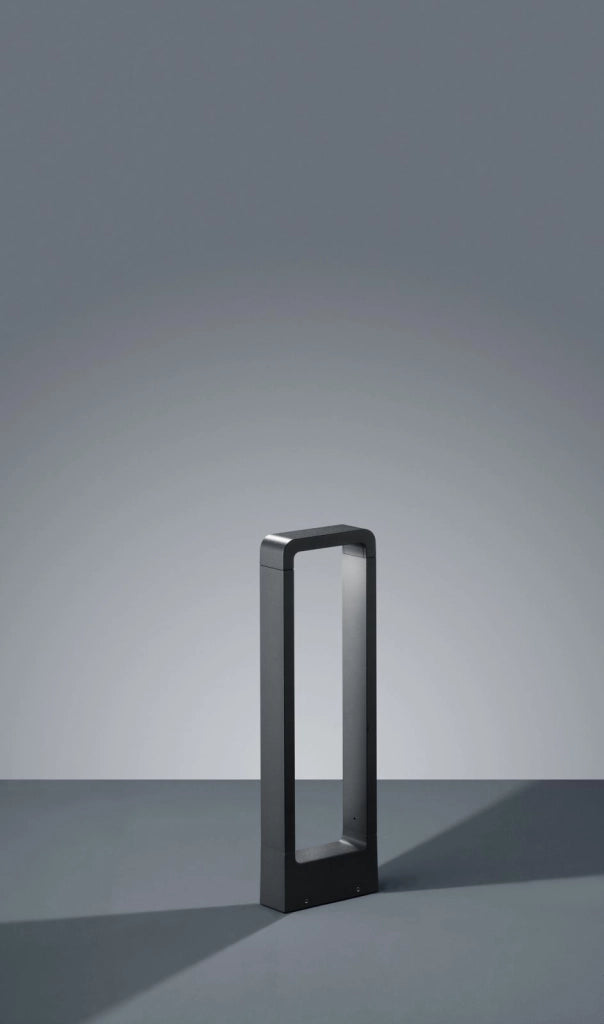 RENO PALO BASSO  LED 4,5W 450lm, 3000K RETTANGOLARE ANTRACITE H50CM IP54