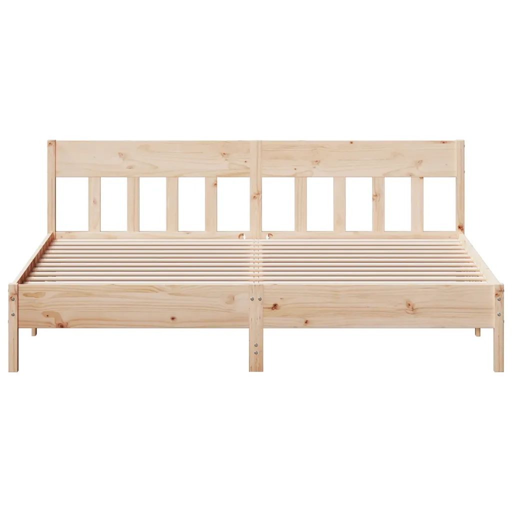 Giroletto senza Materasso 180x200 cm in Legno Massello di Pino 3216203