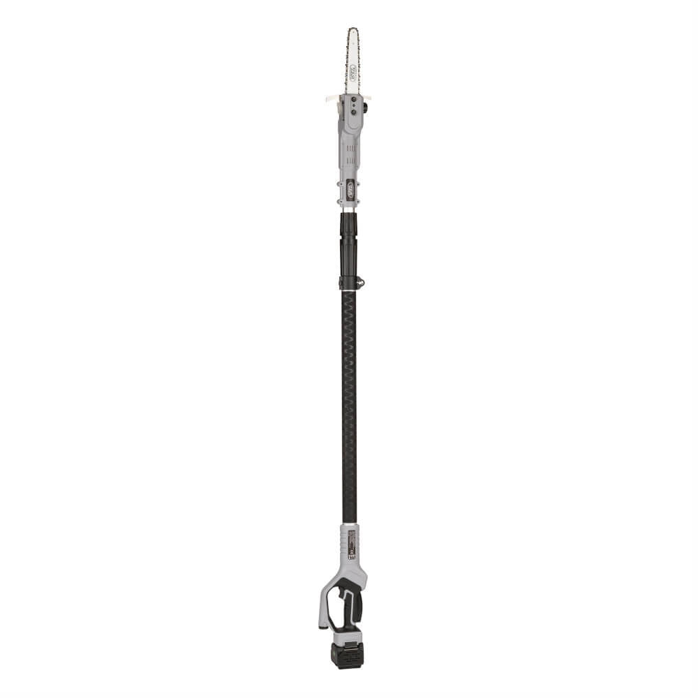 POTATORE MOTOSEGA 8" A BATTERIA TELESCOPICO 2,5-3,5m 2 BATTERIE 21,6V 4Ah VOLPI