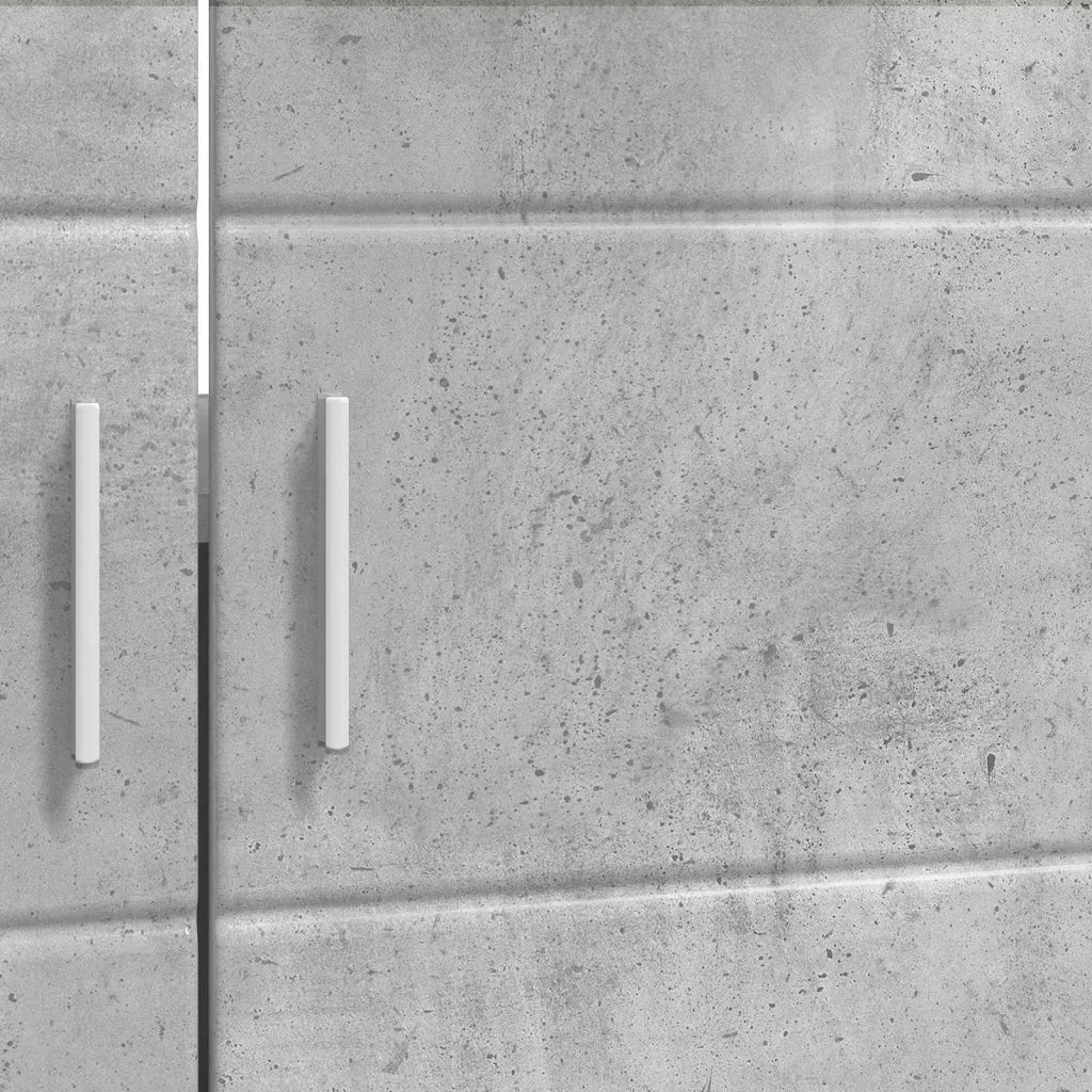 Set di Armadi da Bagno TULUM Grigio cemento 60 x 34 x 63 cm 880324