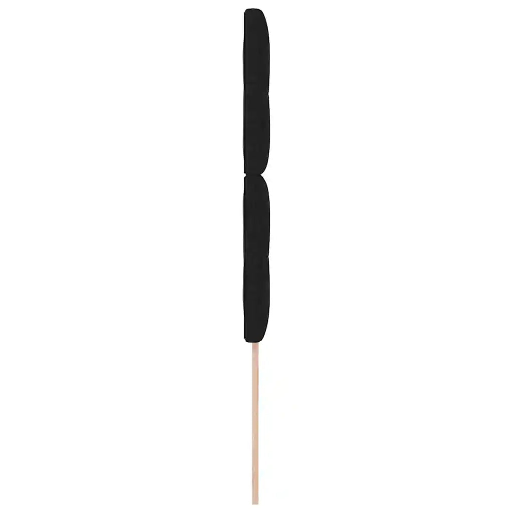 Testiera regolabile in altezza con testiera Nero 100 cm Tessuto 3337810
