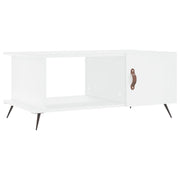 Tavolino da salotto | Tavolino da caff¨¨ | Tavolino da Soggiorno Bianco 90x50x40 cm in Legno Multistrato
