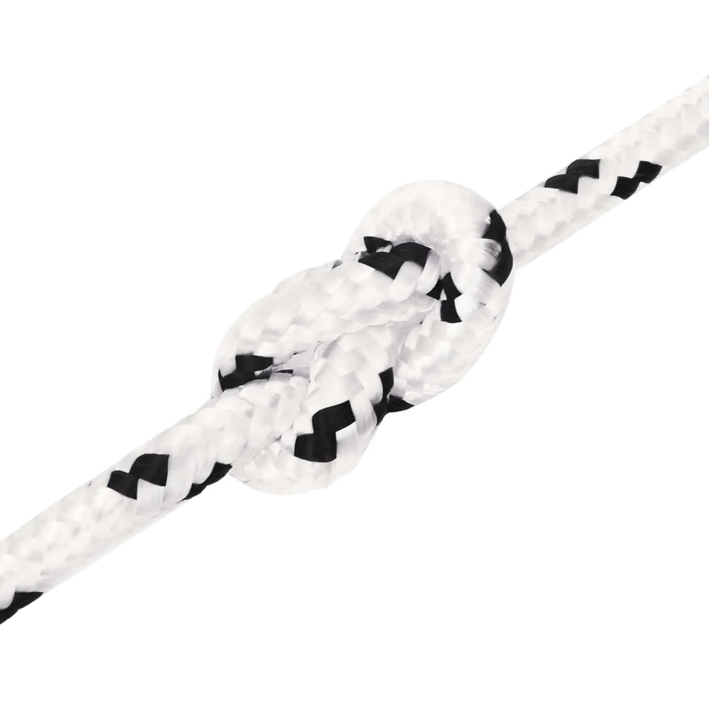 Corda multiuso 8 mm 100 m Bianco Poliestere 3473459