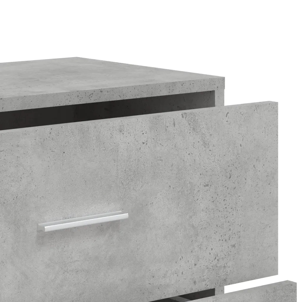 Credenze 3 pz | Madia | Buffet da pranzo | Armadio da pranzo Grigio Cemento 60x31x84 cm in Legno Multistrato