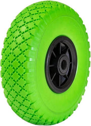 Estensione di supporto - ruota in PU spugnata - diametro 260 mm - cerchione 75 mm - lama 20 mm - carico di 100 kg - 04826201