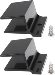 Rulli per porta scorrevole da 2 pezzi - Rilievi in plastica nera - Resistente allo scorrimento - Resistente alla corrosione - Dimensioni 31,49x23,87x12,7mm
