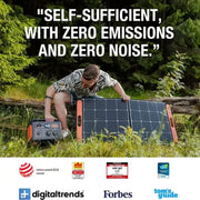 Pannello solare portatile Jackery SolarSaga 100W per jackery 240/500/1000. Caricatore solare con celle monocristalline