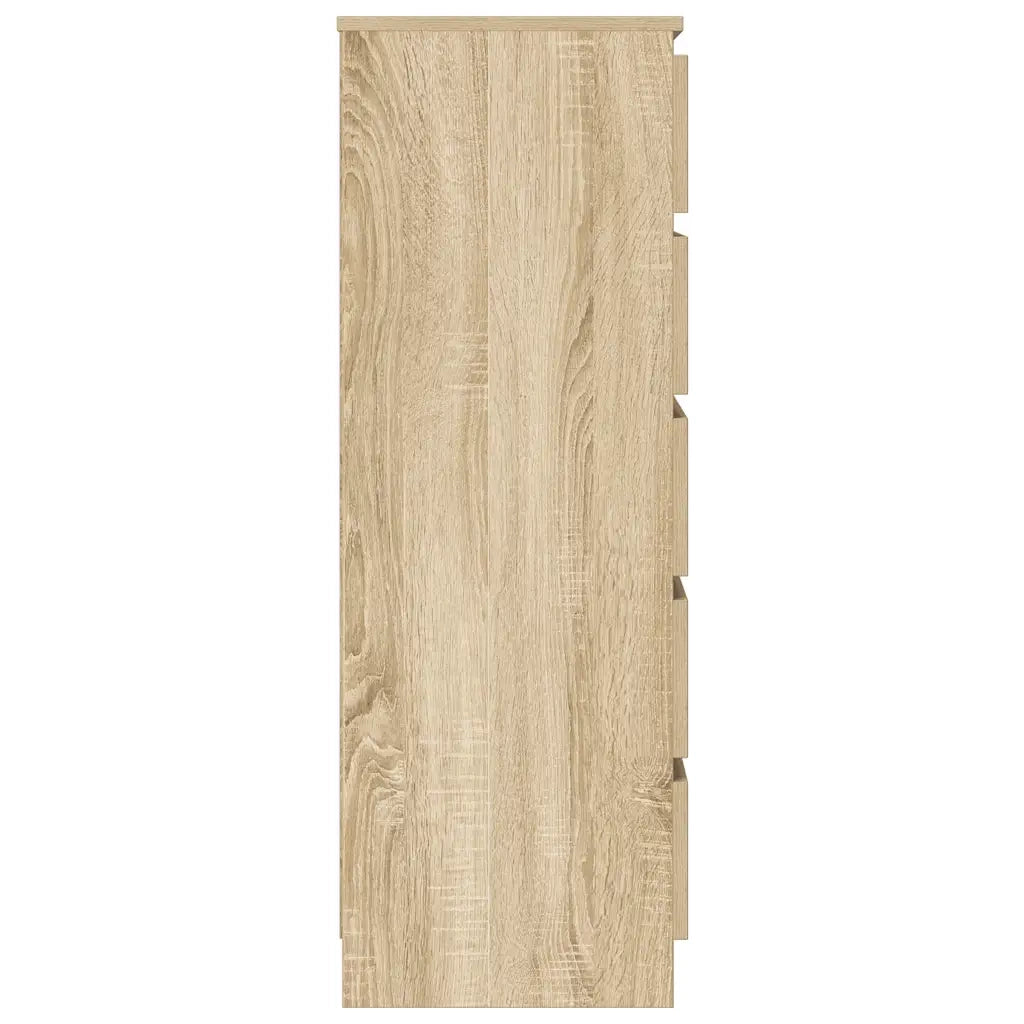 Cassettiera Rovere Sonoma 60x36x103 cm in Legno Multistrato 823019