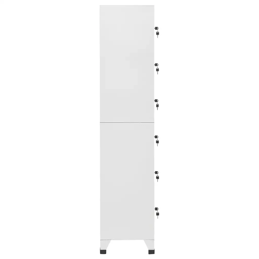 Armadietto con Serratura Grigio Chiaro 38x40x180 cm in Acciaiocod mxl 70568