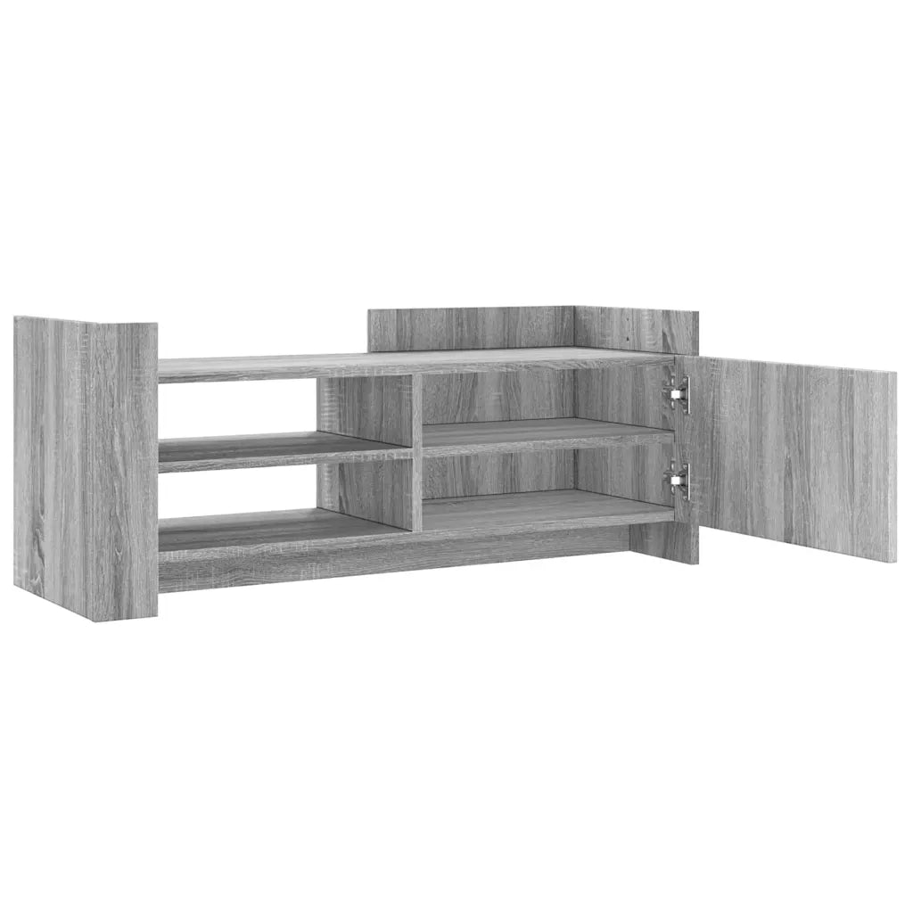 Mobile TV-Credenza TV-Console TV Grigio Sonoma 100x35x40 cm in Legno Multistrato 345779