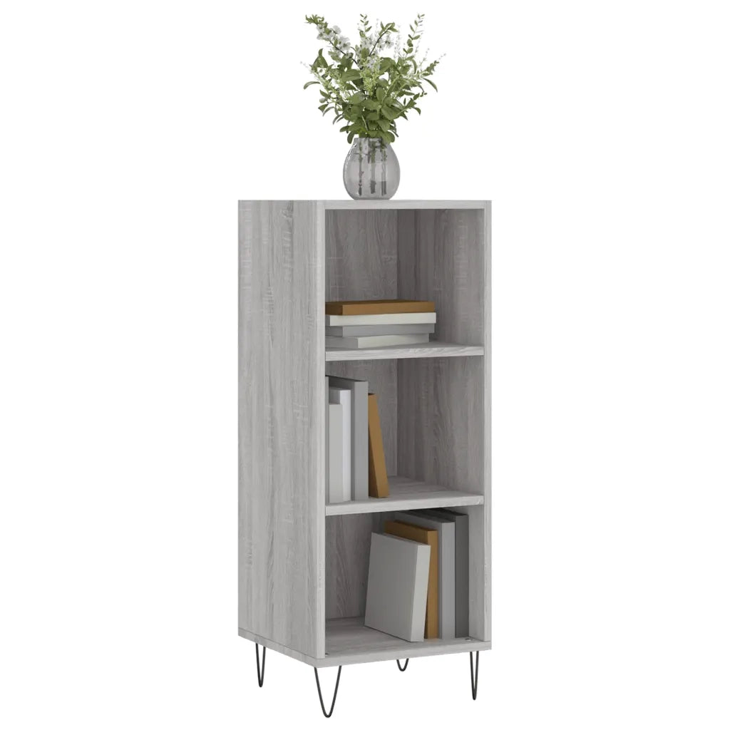 Credenza Grigio Sonoma 34,5x32,5x90 cm in Legno Multistratocod mxl 104697