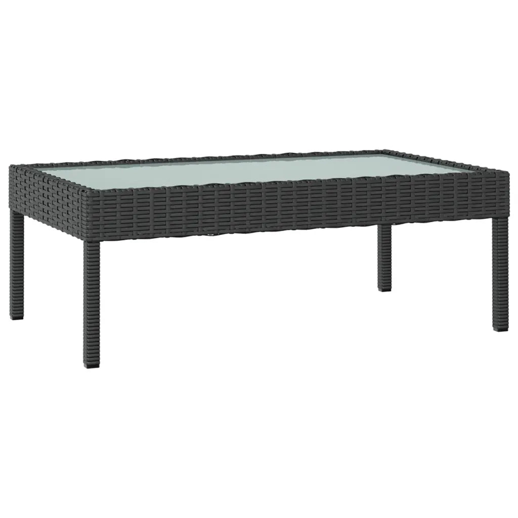 Set Divani da Giardino 8 pz con Cuscini in Polyrattan Nero cod mxl 40729