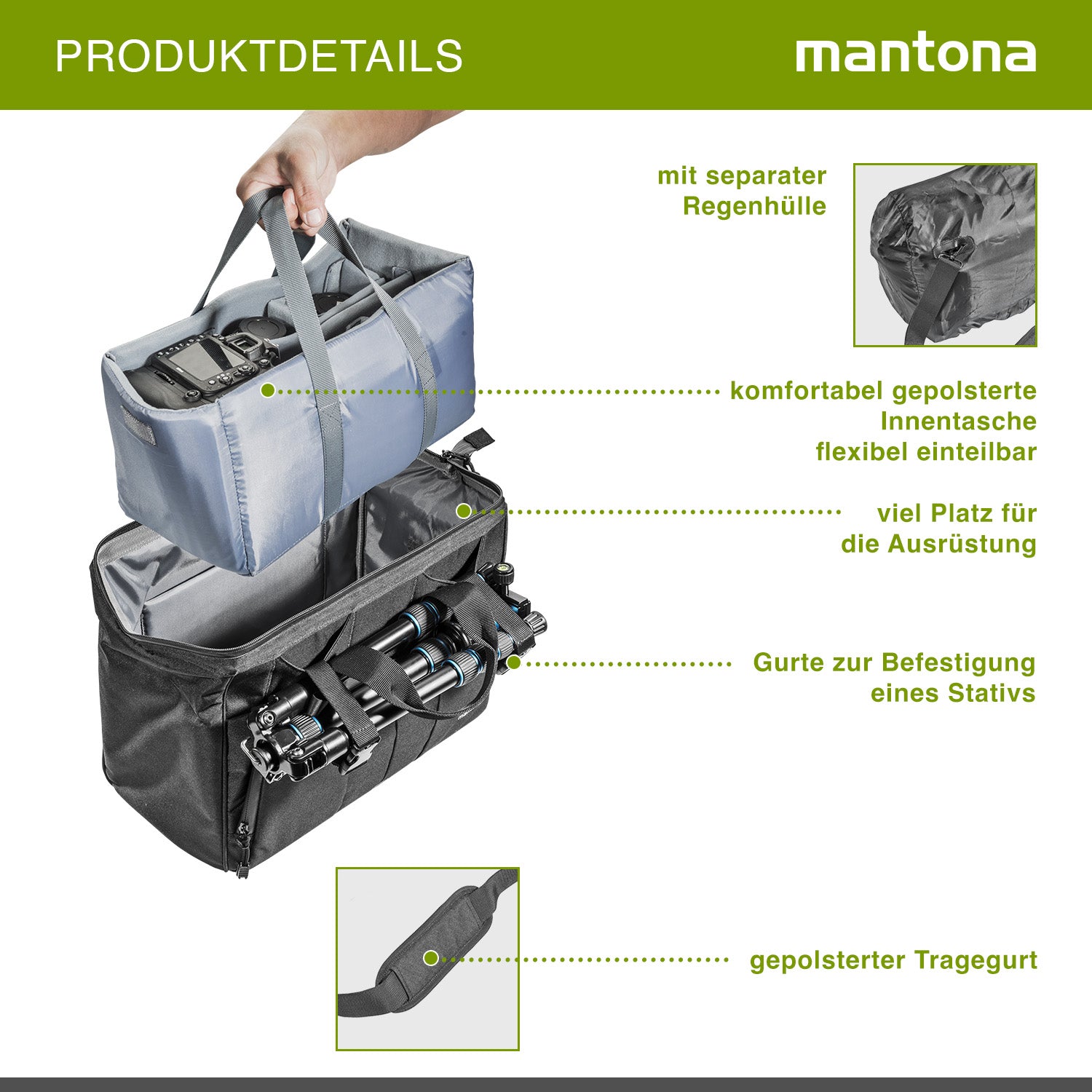 Mantona borsa fotografica Doctor Bag