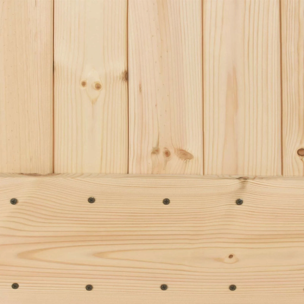 Porta scorrevole Naturale e Bianco 95 x 210 cm 3444955