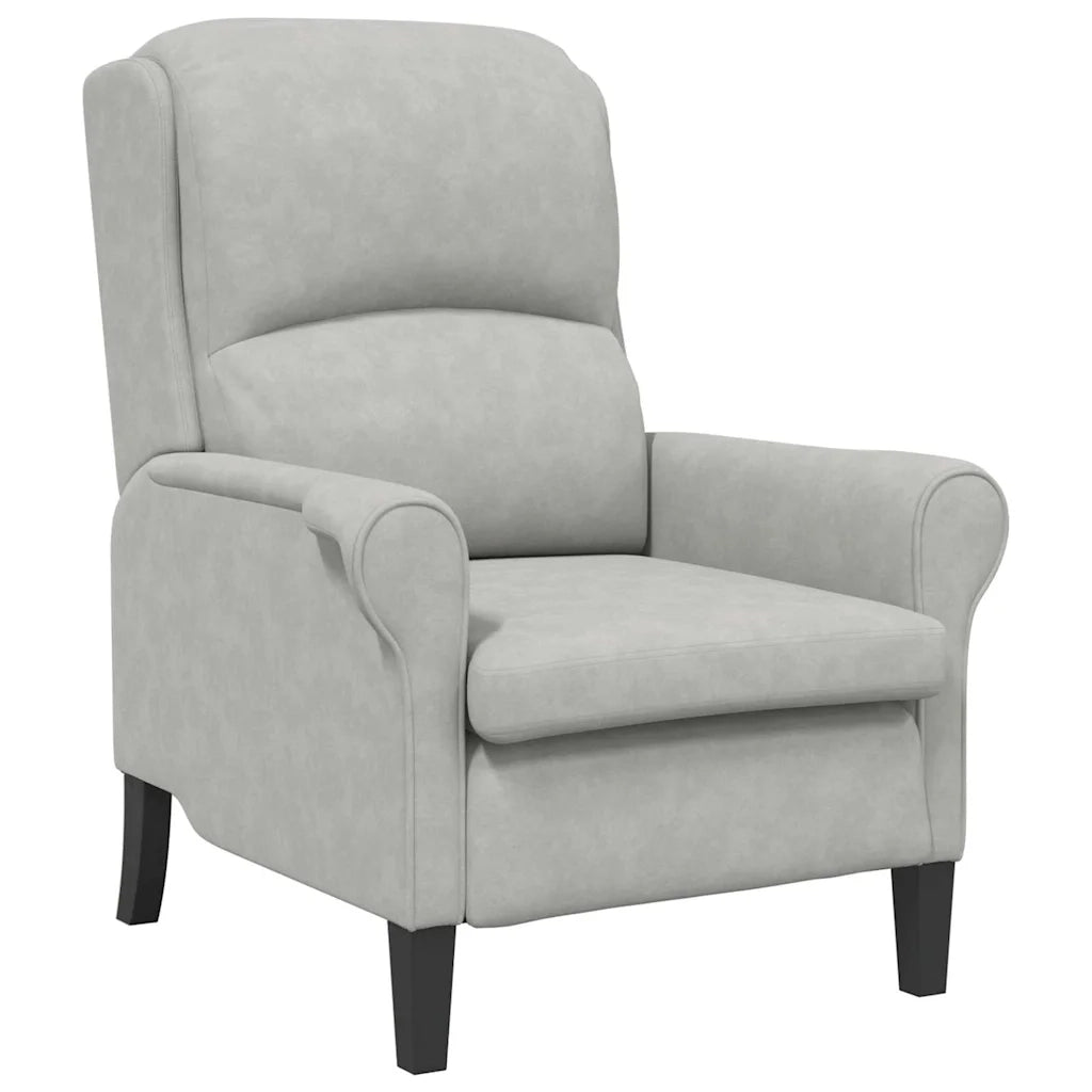 poltrona Grigio chiaro 76 x 94 x 102 cm Microfibra 42009871