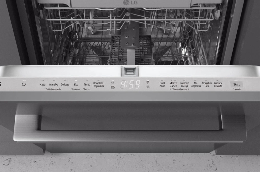 LG QuadWash DB242TX Lavastoviglie a scomparsa totale Classe D 46dB 14 coperti Wi-Fi
