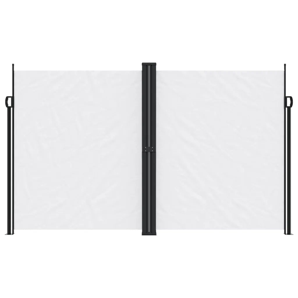 Tenda da Sole Laterale Retrattile Bianca 200x1200 cm 4004856