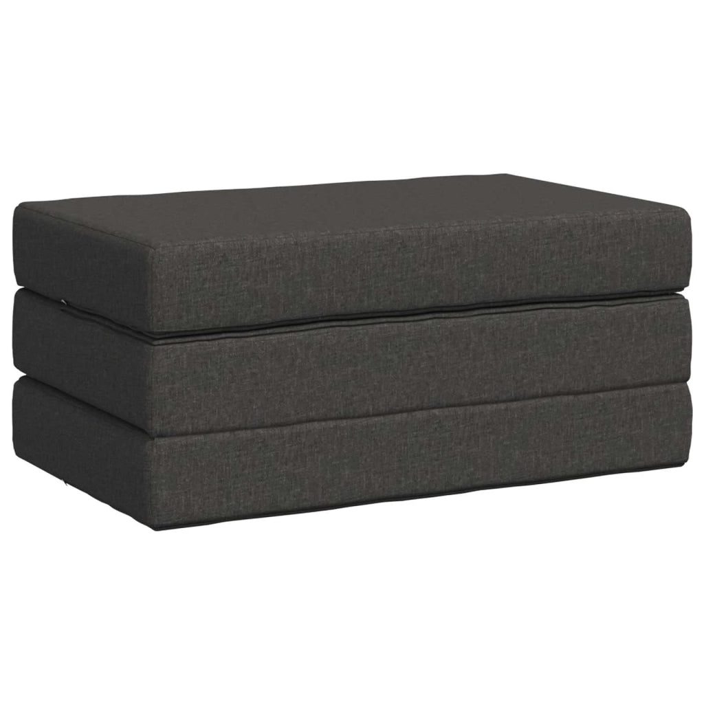Divano Letto Pieghevole 80 x 67 x 45 cm Grigio Scuro 900173