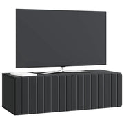 Mobile Porta TV da Muro Montaggio a parete Nero 98 x 41 x 30 cm 898356