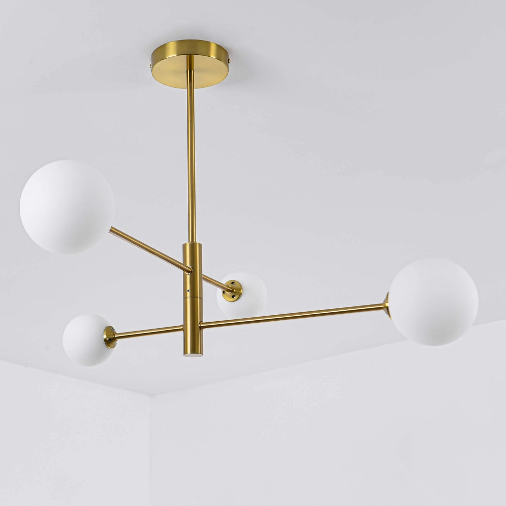 Lampadario Dorado Light Prestige oro/bianco 4xG9 Ø79