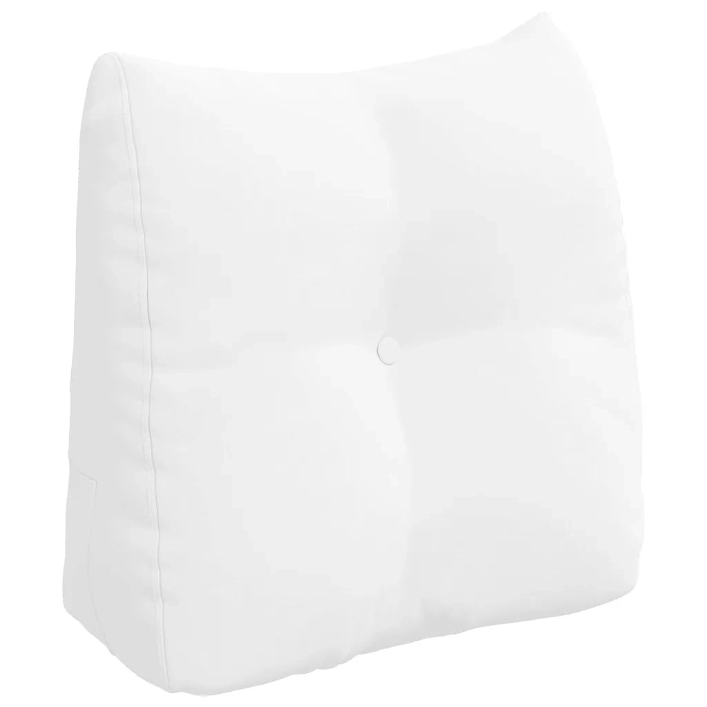 Cuscino per Schiena Bianco 45 x 24 x 50 cm Tessuto 42014365