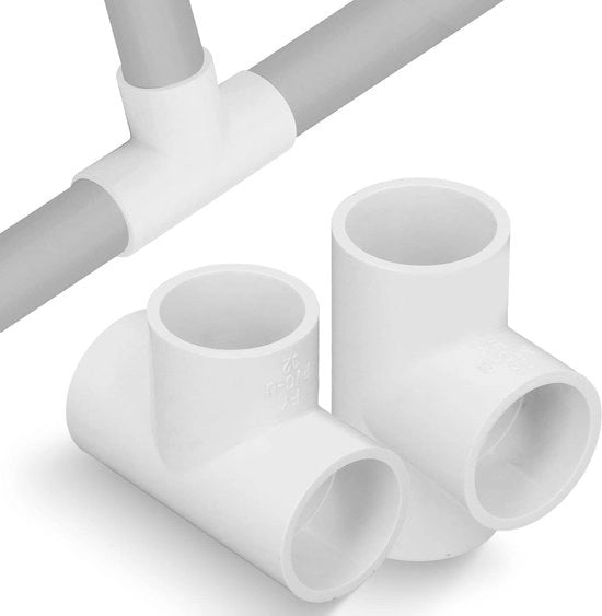 12 pezzi di connettori PVC in plastica con diametro uniforme per tubi da acqua - Adattatore per connettori di tubi - connettore per tubi da acqua per uso domestico (20mm)