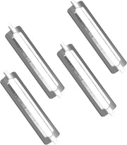 Set di schiacciatori per verdure da 4 pezzi | Schiacciatore per verdure con lame in acciaio inox | Pezzi di ricambio per patata, zucca, pomodoro | Adatto per melone, zenzero, patata dolce
