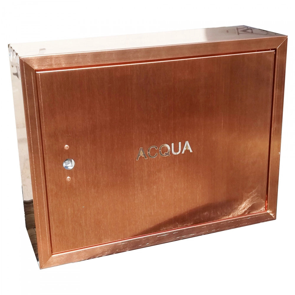 Cassetta cassonetto contenitore rame per contatore acqua, scegli se  h 50 x l 70 x p 20cm