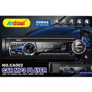 Trade Shop - Autoradio Lettore Mp3 Sistema Audio Auto 1 Din Bt Usb Aux Fm Sd Card Mp3 Ca002 -