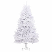 Albero di Natale | Decorazioni natalizie Artificiale Incernierato con Base Bianco 240cm