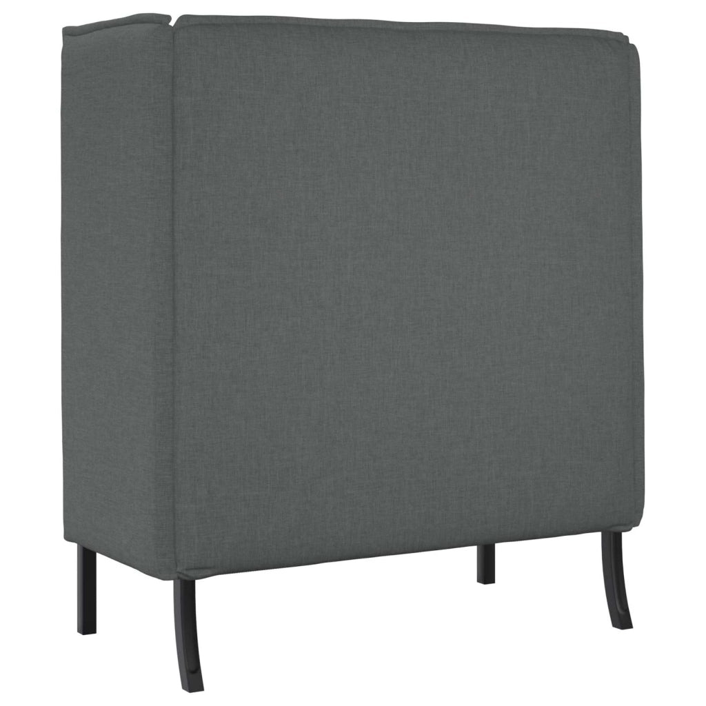 Divano alto 101cm Grigio scuro Tessuto 42010833