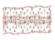 Tovaglia Copritavolo Cucina 100% Cotone Digitale Pasqua Disegno Blossom GI - 150x250 - Blossom