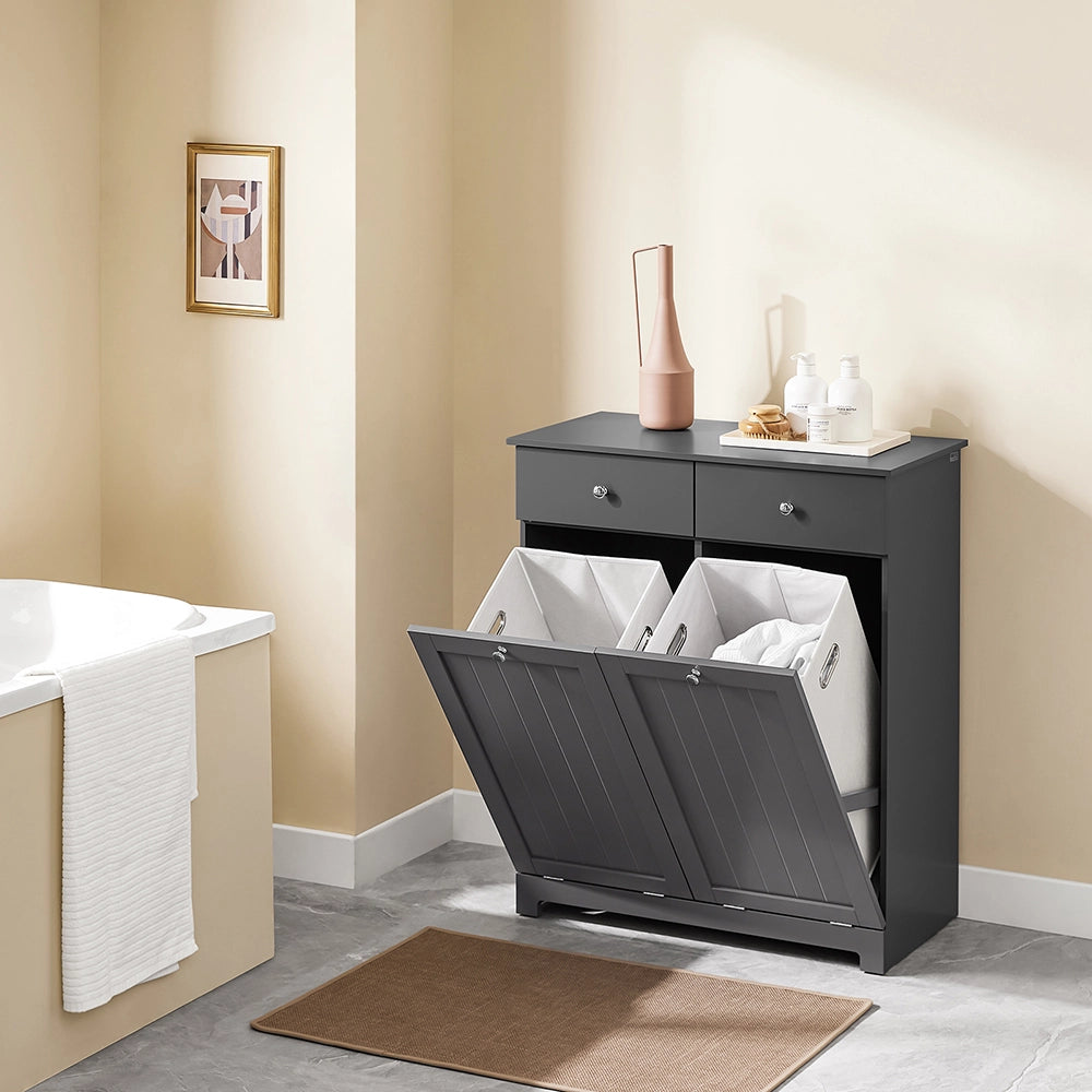 SoBuy Mobile portabiancheria 78x38x90cm BZR33-II-DG