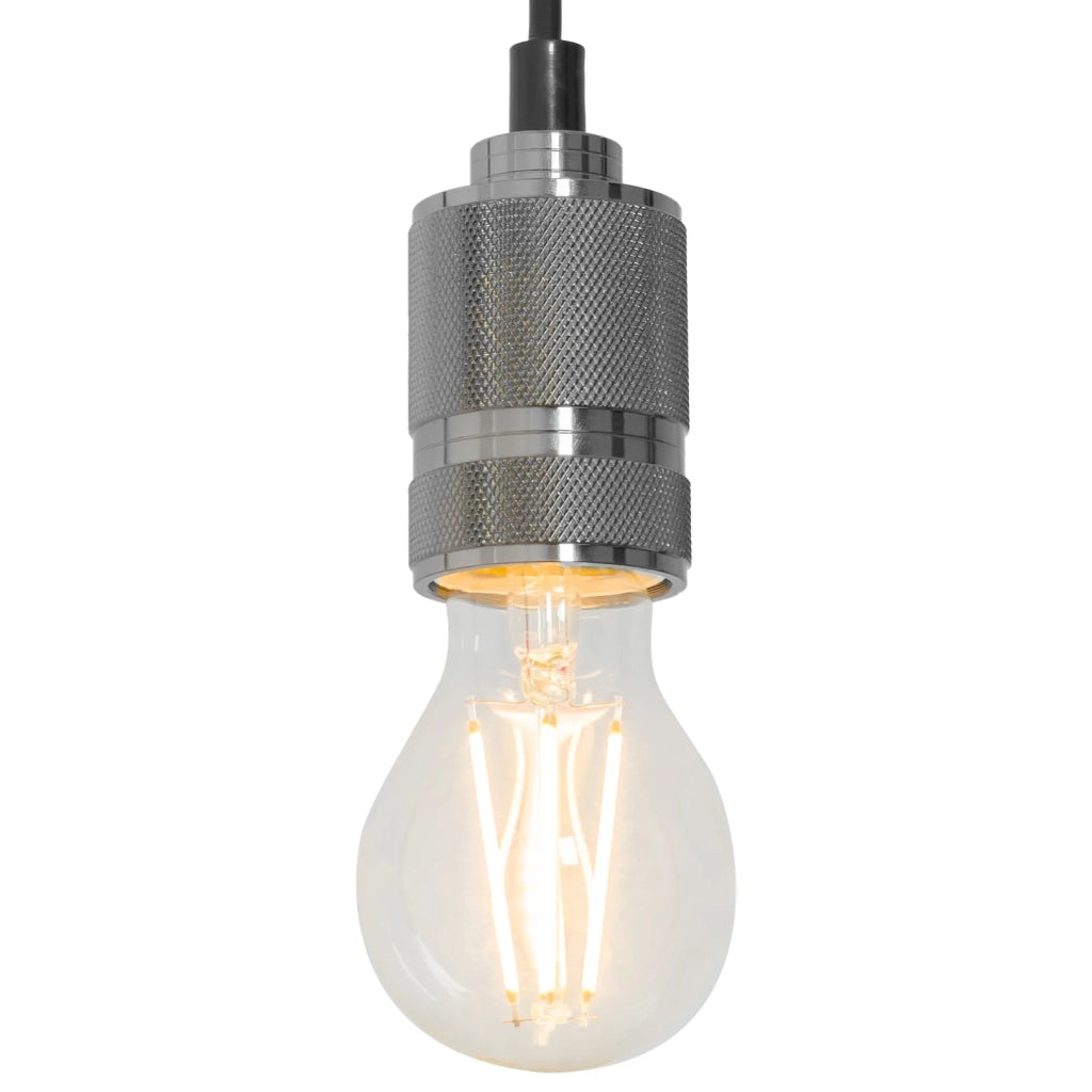 Lampada Da Soffitto Pensile Montatura Chome Black APP350-1CP