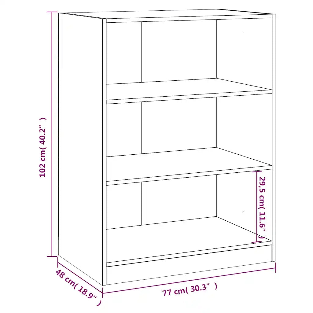 Armadio Nero 77x48x102 cm in Legno Multistrato CFW6071933