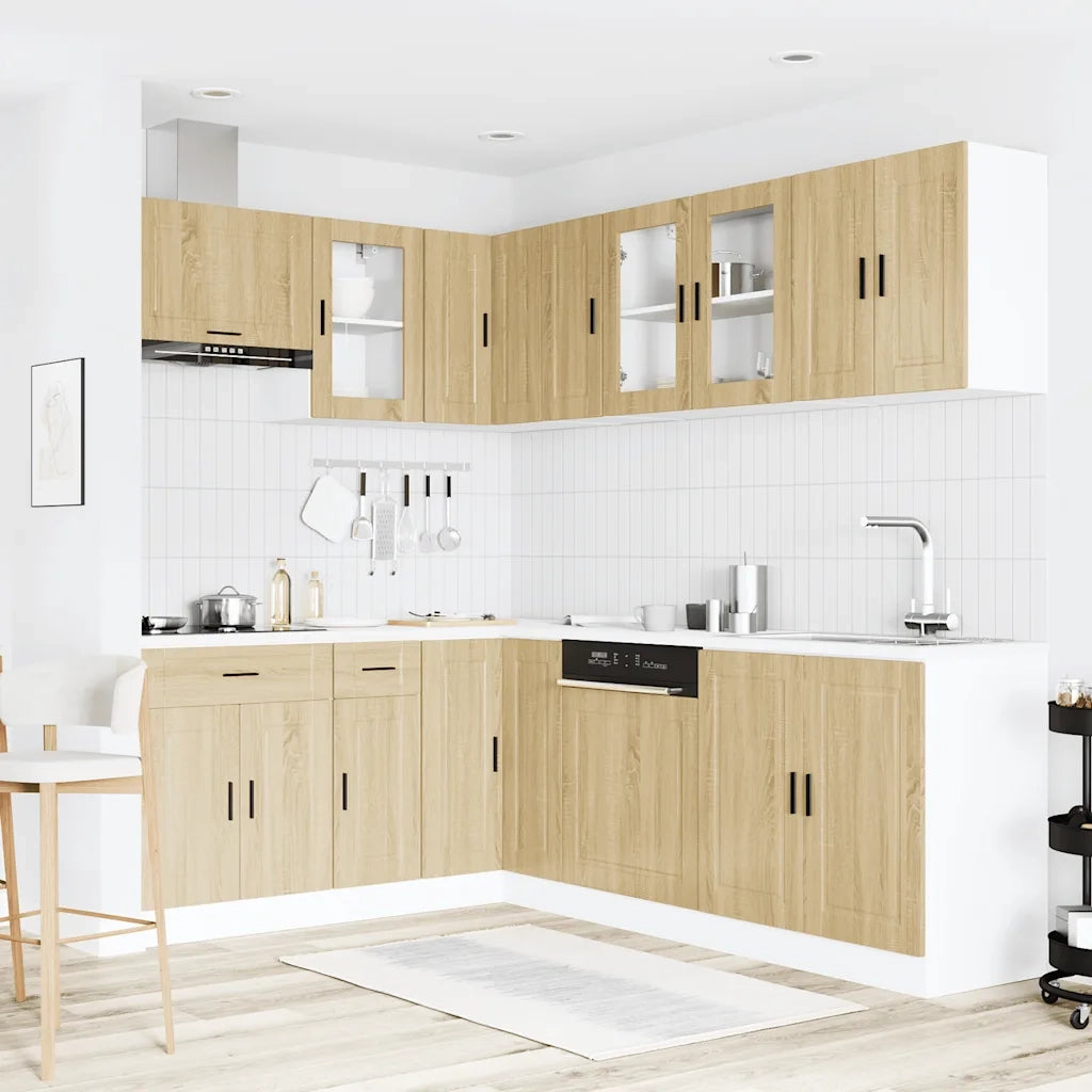 Set Mobili da Cucina 11 pz Porto Rovere Sonoma in Truciolato 3314904