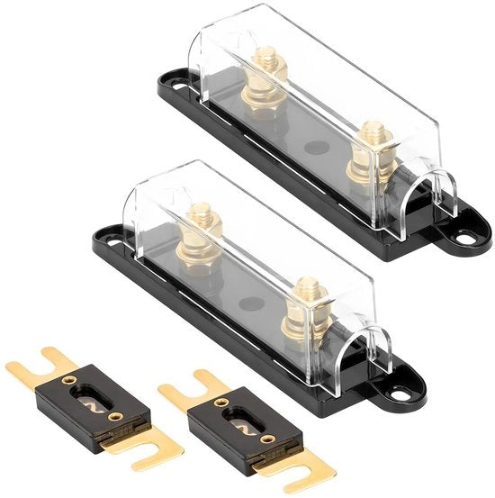 Zavorra inline per zavorra con scala trasparente per auto-audio stereo, veicoli, amplificatori e sistemi solari (150A)