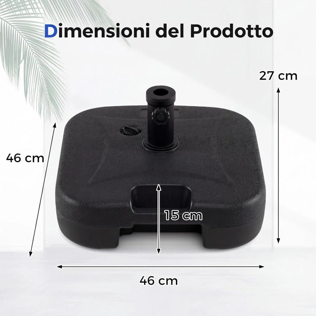 Ombrellone da Spiaggia 175 cm, Ombrelloe di Paglia PP con Borsa, Parasole Hawaiano con Inclinazione Regolabile, con Base, per Spiaggia Giardino Piscina (175 cm con Base)