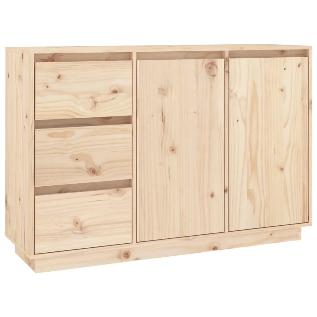 Credenza-Buffet-Armadio da cucina 111x34x75 cm in Legno Massello di Pino