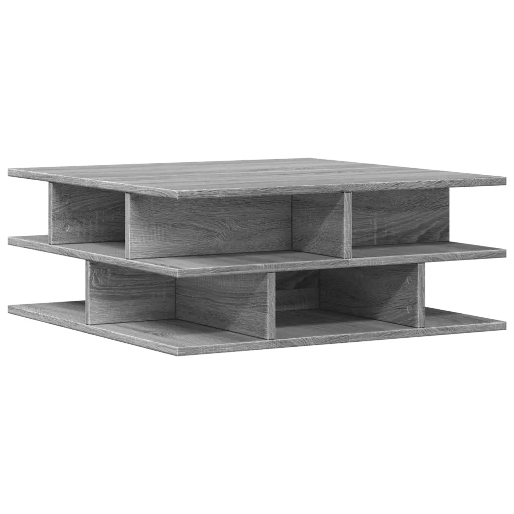 Tavolino da Salotto Grigio Sonoma 70x70x29 cm Legno Multistrato 840749