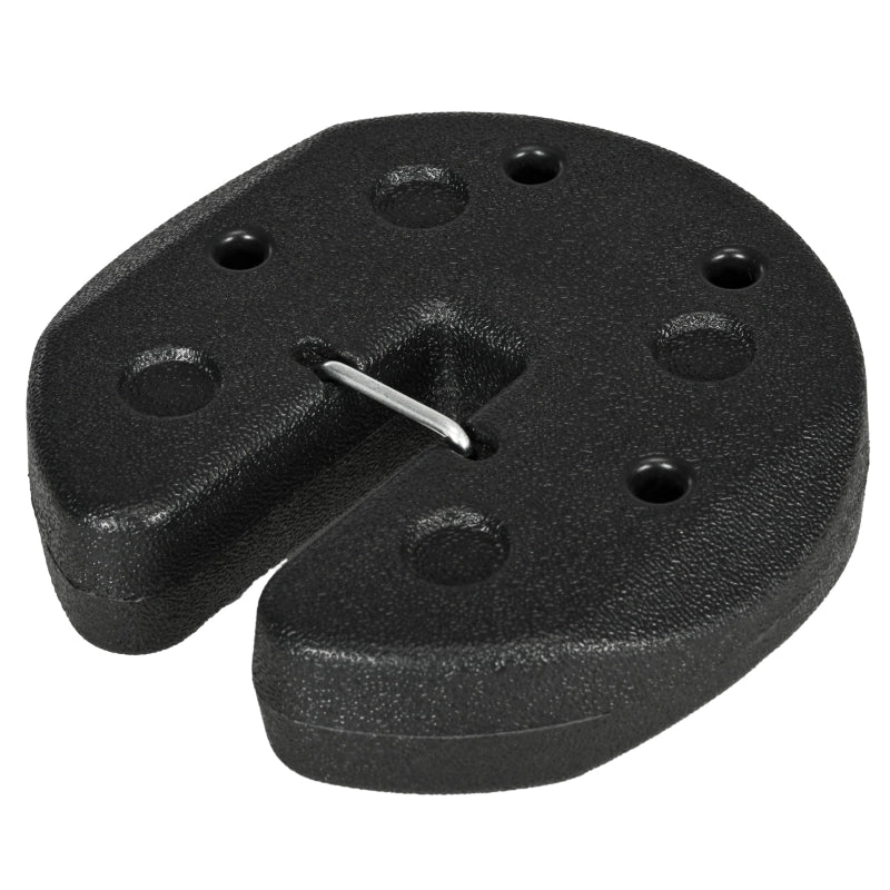 PESI di ancoraggio per gazebo Set da 4 da 3 kg Plastica Nera