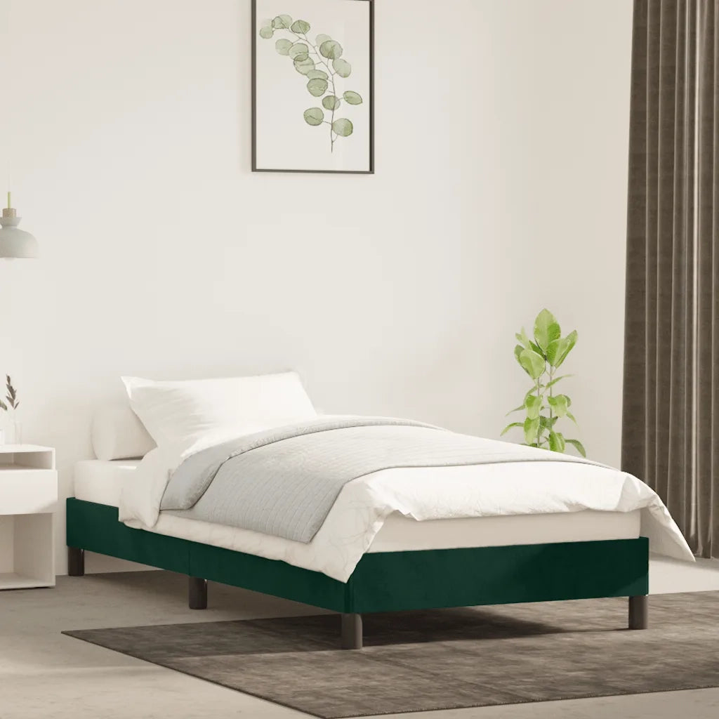 Giroletto Verde Scuro 90x200 cm in Velluto cod mxl 61491