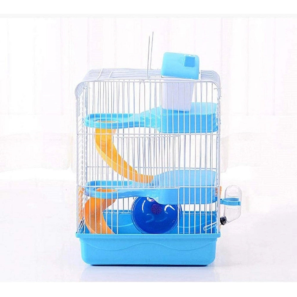 Trade Shop - Gabbia Per Criceti Criceto Portatile Casa A Più Livelli In Plastica 23x17x45 Cm -