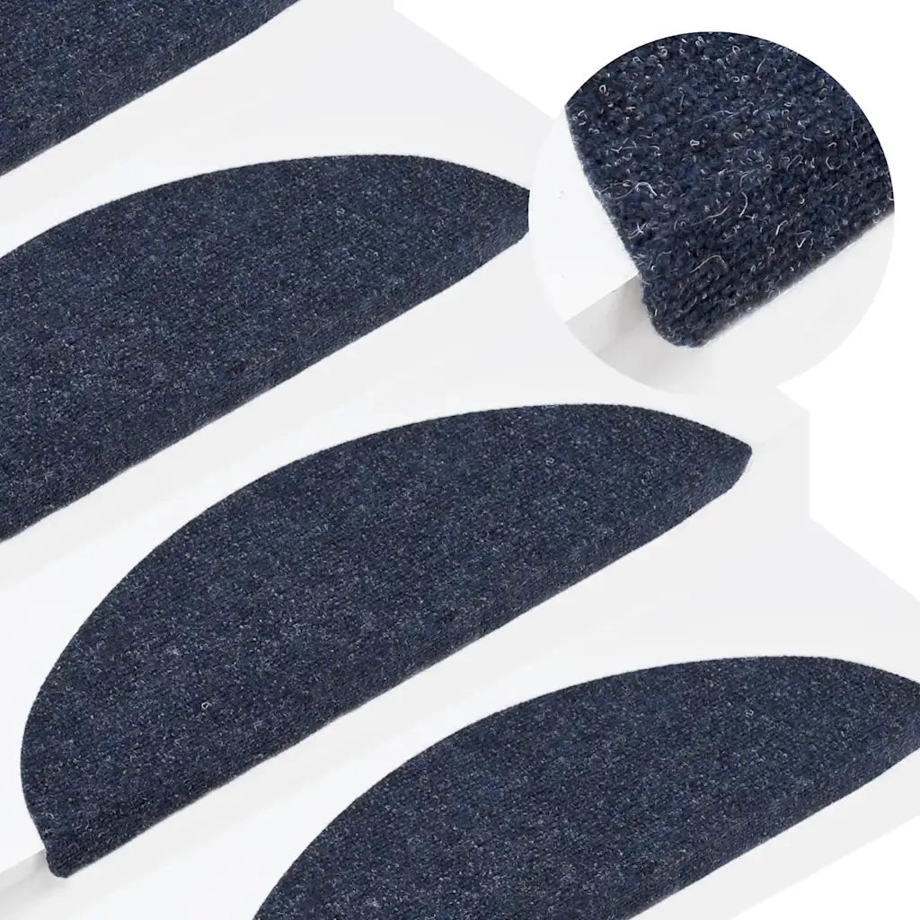 Tappetini Autoadesivi per Scale 30 pz Blu 56x17x3 cm 3365917