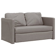 Divano letto | Sof¨¤ letto | Letto singolo da Terra 2 in 1 Tortora 112x174x55 cm Tessuto